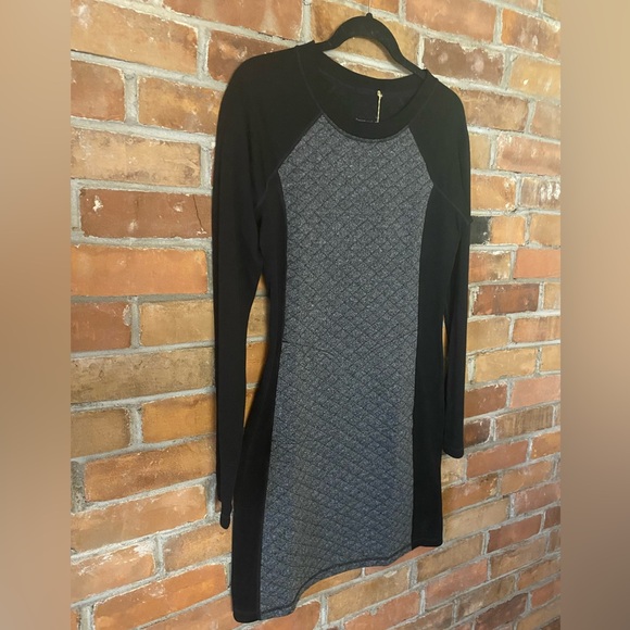 SMARTWOOL NWTs diamond peak quilted dress merino wool long sleeve XS - Picture 5 of 12